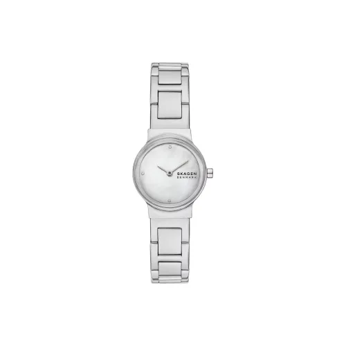 SKAGEN Women's Watch Кварцевый механизм ремешок из нержавеющей стали 26 мм серебристый циферблат