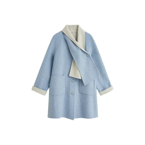Inman Двойной Sided Шерстяное Пальто Женское