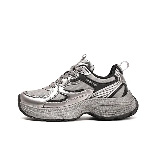 FANDE Vintage Fashion Классический Амортизирующий Износостойкий Низкий Топ Тяжелая Подошва Кроссовки Женские