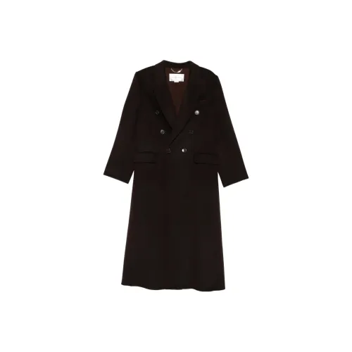 VICTORIA BECKHAM Коричневое Женское Пальто