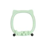 Кошка, ухо, зелёный