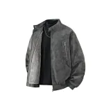 Серый с флисовой подкладкой