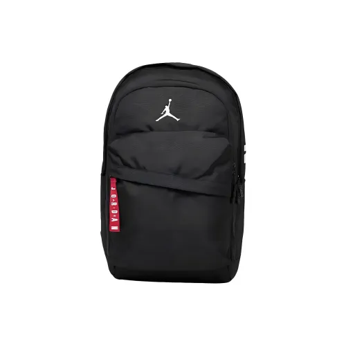 Jordan Polyester Backpack Standard Unisex Black Джордан Полиэстер Рюкзак Стандартный Унисекс Черный