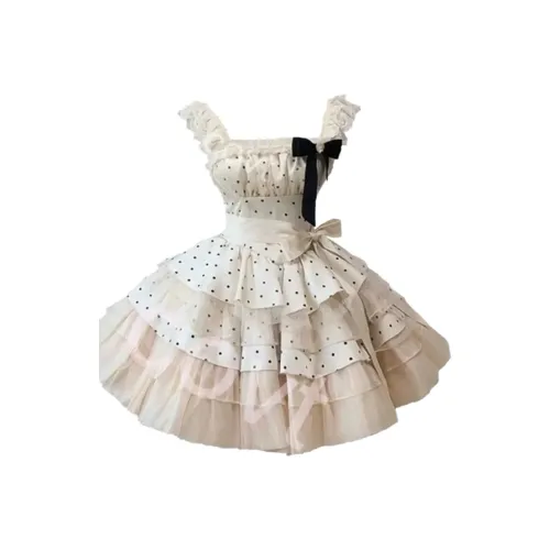 BDGU Короткий рукав Платье Женское