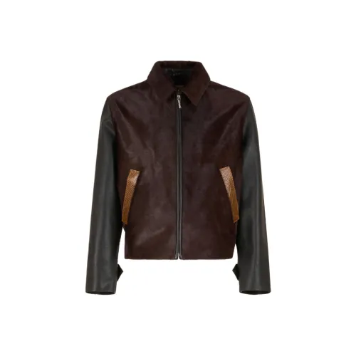 MARNI Мужские черные куртки