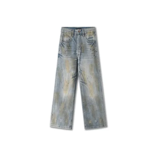 ELCORO Синий Унисекс Джинсы