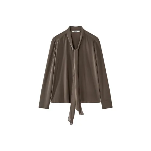 LAUREL Темно-серо-коричневые женские рубашки