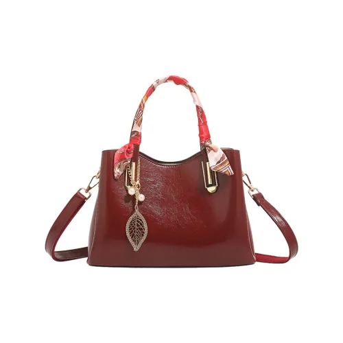 SMILE FOCUS Микрофибра Синтетическая Кожа Сумка Стандартная Женская Красная