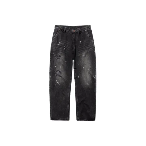 MARK ROBERTSON Черные Унисекс Джинсы