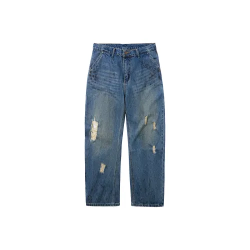 MARK ROBERTSON Blue Unisex Jeans MARK ROBERTSON Синий Унисекс Джинсы