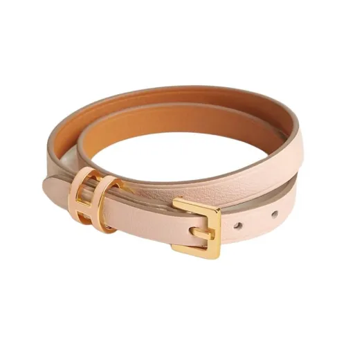 HERMES Телячья кожа Браслеты Женские Розовый