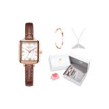 Маленький Коричневый Часы + Коробка Набор