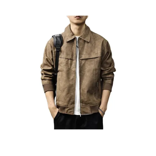 QIANJINNIU Кожа Куртка Мужская