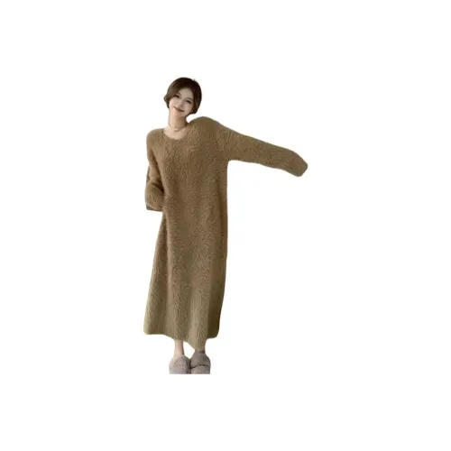 AHRTB Длинное платье с длинными рукавами женское