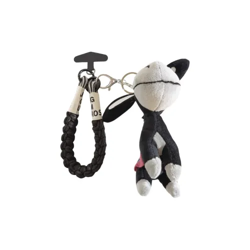 KEBO Черный Donkey Мобильный телефон Украшение Плюшевый Брелок 11 см Рекомендуемая высота