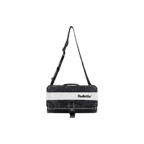 Тонкая ткань сумка через плечо унисекс Nebula черный