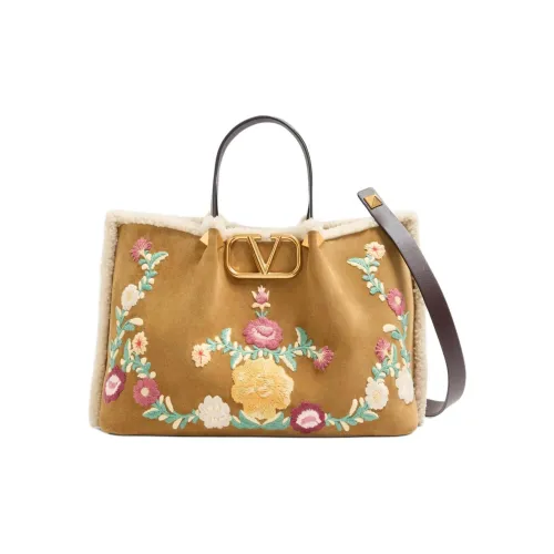 Valentino Garavani Suede Bag Medium Women's Brown