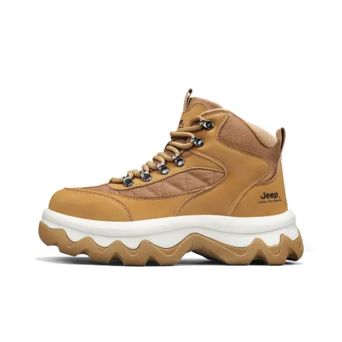 JEEP Амортизация и Устойчивость к Износу Покрытие Высокие Кеды Альпинизм Походная обувь Мужская