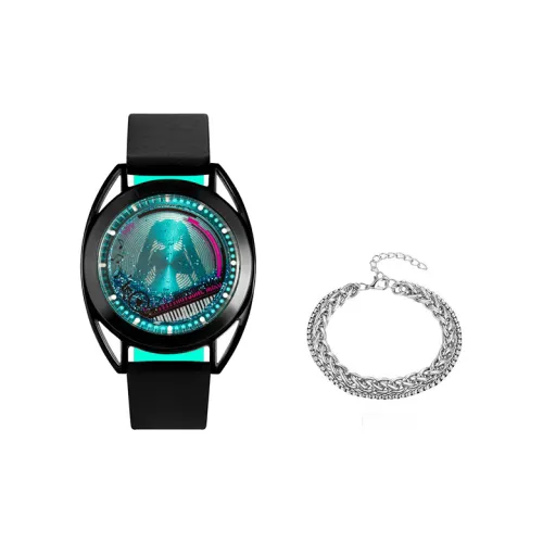 ingyunshi Электронный механизм Унисекс Синий циферблат