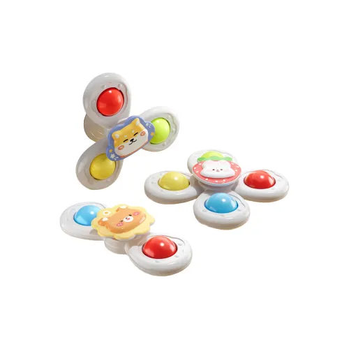 BEIBEIJIA Мультяшный Suction Чашка Вращающийся SPIN Игрушки Звонок Колокольчик