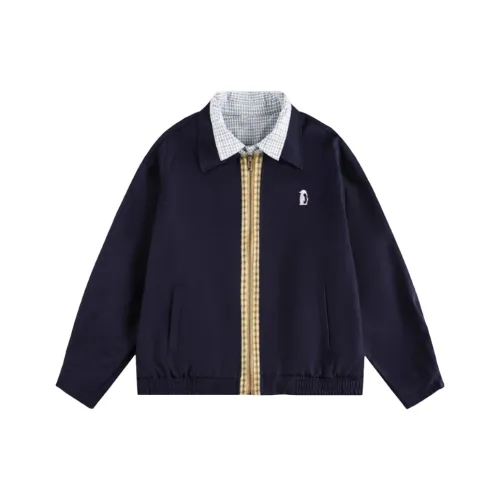 Pa33word Темно-синие унисекс куртки