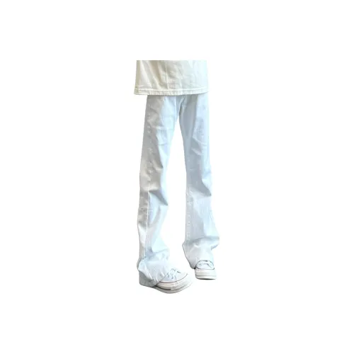 DUATOGE Pure White Men's Jeans