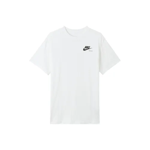 Nike Т-рубашка с рукавом-трубкой женская белая