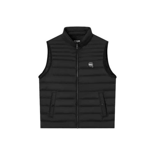 KARL LAGERFELD Karl Lagerfeld Jeans Черный Мужской Пуховый жилет