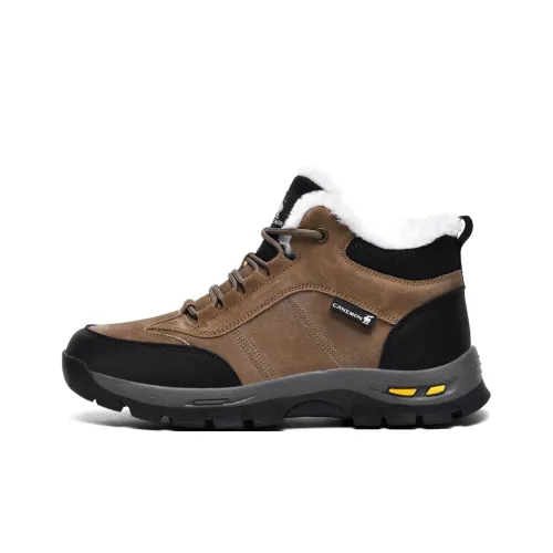 PROTECTCAMEL Outdoor Fleece-Lined Thermal Waterproof Abrasion-Resistant Slip-Resistant Balance Snow Boots Unisex PROTECTCAMEL Outdoor Флис-Линейный Термический Водонепроницаемый Устойчивый к Износу Противоскользящий Баланс Снежные Ботинки Унисекс
