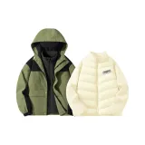 Марк H Треугольник Крючок и петля K Армейский зеленый + Однотонный Черный + Марк H Квадрат Крючок и петля K Экрю