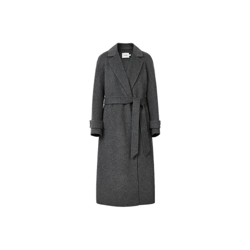 Hopeshow Темно-серый 080 Женское пальто