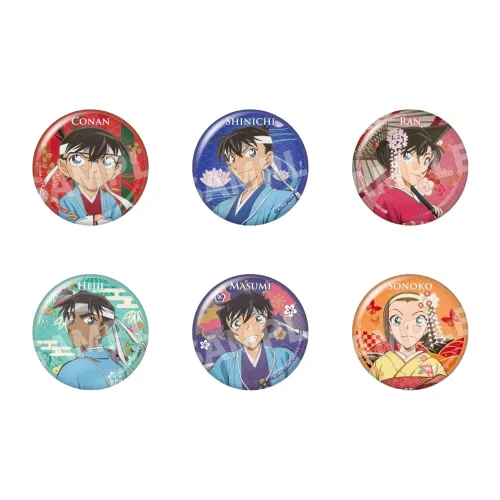 TMS ENTERTAINMENT Общая онлайн-продажа Detective Conan Case CLOSED Новый Selection Group Матовый Значок Мерч по IP