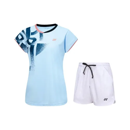 YONEX Комплекты Одежды Pearl Blue Топ + White Низ Женские Повседневные Костюмы