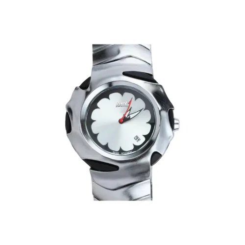 KIOSK Серебряный Роскошный Американский Кварц Механизм Нержавеющая Сталь Ремешок Часы Унисекс Синий Циферблат