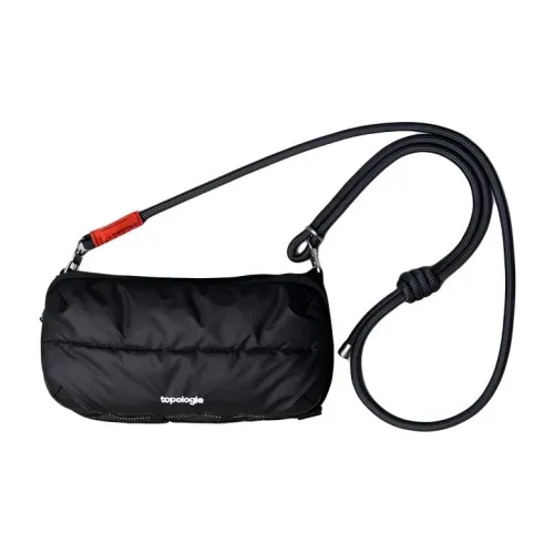 Topologie Soft and Fluffy Outdoor Водяная бутылка Сумка через плечо Унисекс Черный