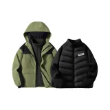 Марк H Треугольник Крючок и петля K Армейский зеленый + Однотонный Черный + Марк H Квадрат Крючок и петля K Черный