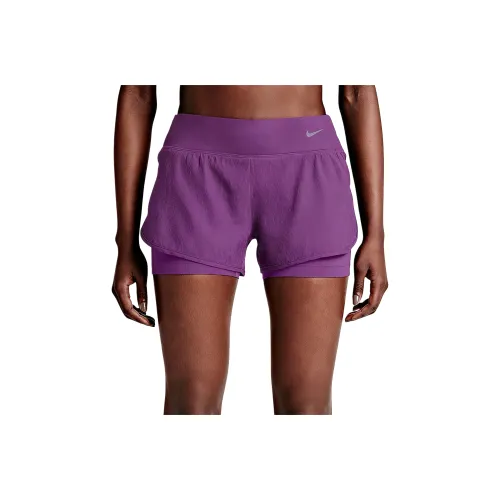 nike Фиолетовые Женские Спортивные Шорты