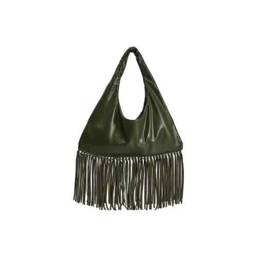 ZARA Полиуретан Сумка через плечо Женская Зеленая