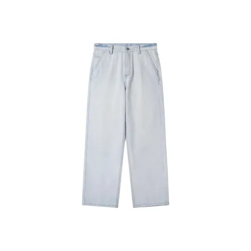 SANBAI STUDIO Светло-синие унисекс джинсы