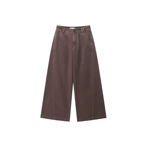 Giordano 08 Мокко Коричневый Женские Джинсы