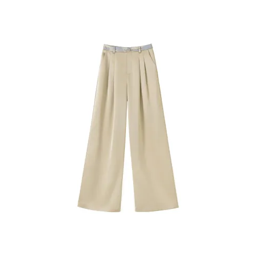 DX.DAXI Хаки Золото Женские Повседневные Брюки