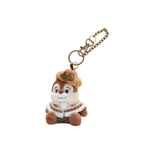 Disney x DISNEYLAND Chip 'N Dale Autumn Forest Collection Плюшевый Брелок 11 см Рекомендуемая Высота Шанхай Дисней