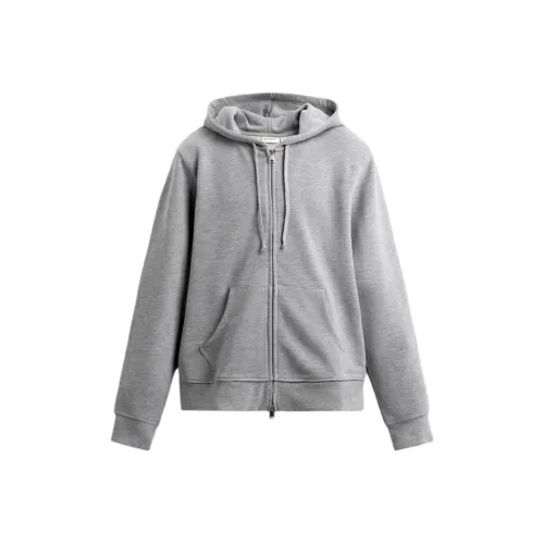 ZARA Зебра с принтом Серый Мужской Свитшот