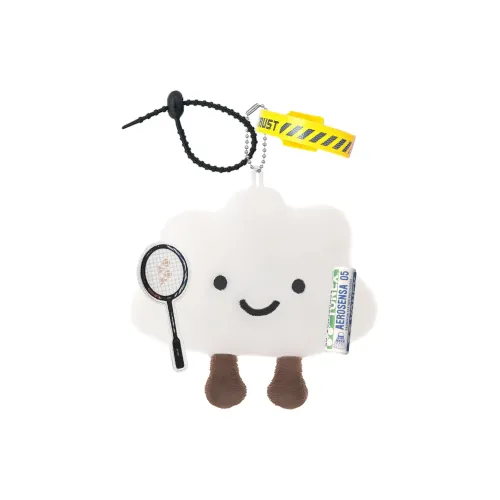 FULUOKANG Супер милый Плюшевый Облако Бадминтон Игрушка Подвеска 9 см Высота