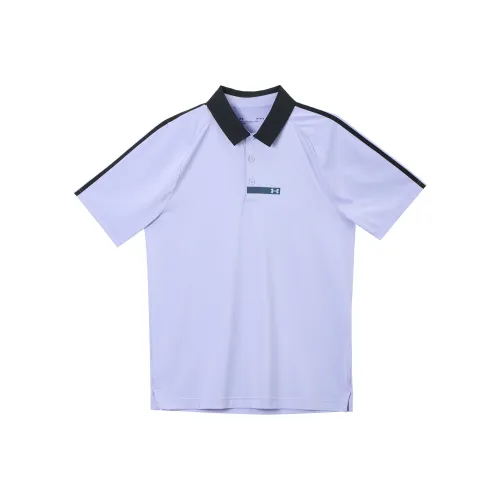 Under Armour RUSH Polo Мужской Светло-фиолетовый