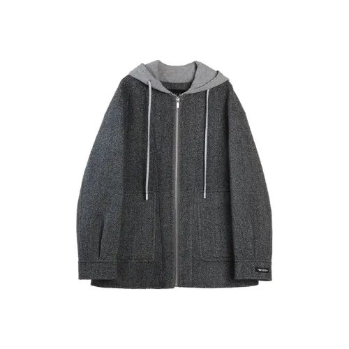 ELLE Средне-серый Женское Пальто