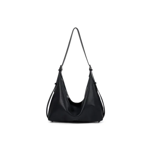 LA FESTIN Коровья кожа Сумка на плечо Большая Женская Мусс Черная