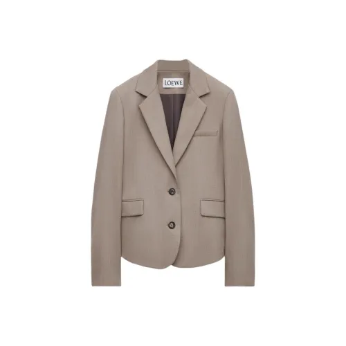 LOEWE Смешанные Бежевые Желтые Женские Куртки