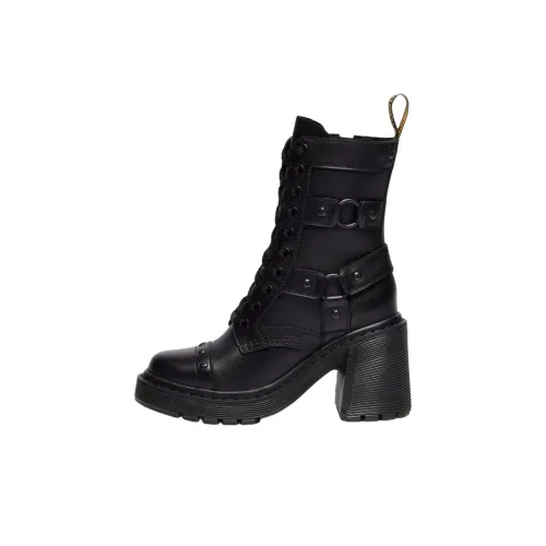 Dr.Martens Chesney Harness Short Martin Boot Женские Черный