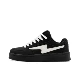 Чёрный Белый (Белые шнурки для обуви)